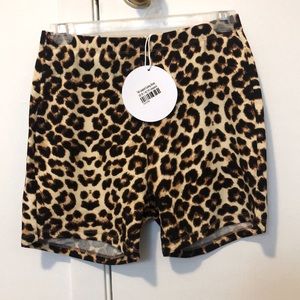 Princess Polly Tati Leopard Cycling shorts